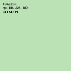 #BAE2B4 - Celadon Color Image