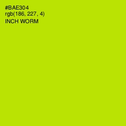 #BAE304 - Inch Worm Color Image