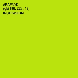 #BAE30D - Inch Worm Color Image