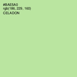 #BAE5A0 - Celadon Color Image