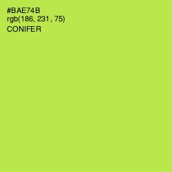 #BAE74B - Conifer Color Image