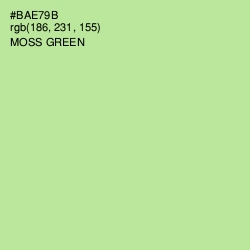 #BAE79B - Moss Green Color Image