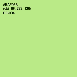 #BAE988 - Feijoa Color Image