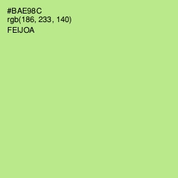 #BAE98C - Feijoa Color Image
