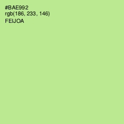 #BAE992 - Feijoa Color Image