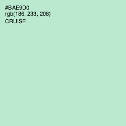 #BAE9D0 - Cruise Color Image