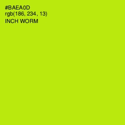 #BAEA0D - Inch Worm Color Image