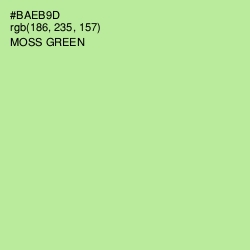 #BAEB9D - Moss Green Color Image