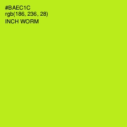 #BAEC1C - Inch Worm Color Image