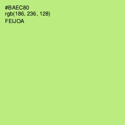 #BAEC80 - Feijoa Color Image