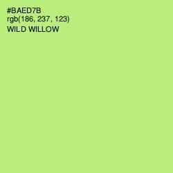 #BAED7B - Wild Willow Color Image
