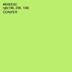 #BAEE6C - Conifer Color Image