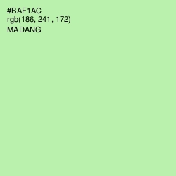 #BAF1AC - Madang Color Image