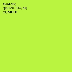 #BAF340 - Conifer Color Image