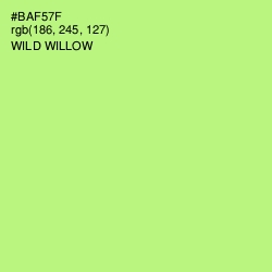 #BAF57F - Wild Willow Color Image