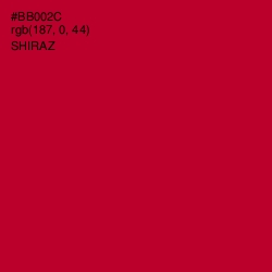 #BB002C - Shiraz Color Image