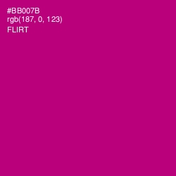 #BB007B - Flirt Color Image