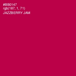 #BB0147 - Jazzberry Jam Color Image