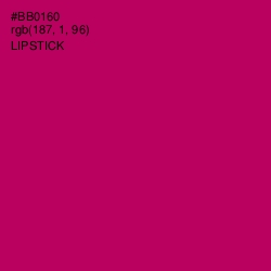 #BB0160 - Lipstick Color Image