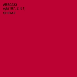 #BB0233 - Shiraz Color Image