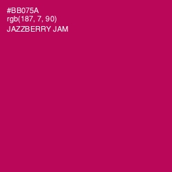 #BB075A - Jazzberry Jam Color Image