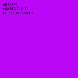 #BB07F7 - Electric Violet Color Image