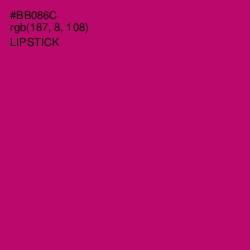 #BB086C - Lipstick Color Image