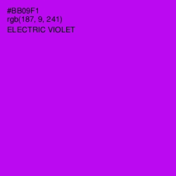 #BB09F1 - Electric Violet Color Image