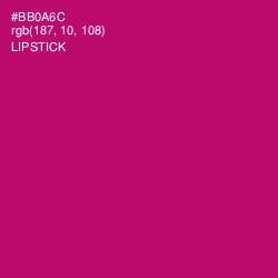 #BB0A6C - Lipstick Color Image