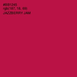 #BB1245 - Jazzberry Jam Color Image