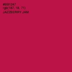 #BB1247 - Jazzberry Jam Color Image