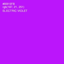 #BB15FB - Electric Violet Color Image