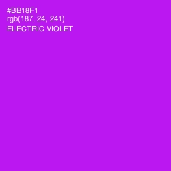 #BB18F1 - Electric Violet Color Image