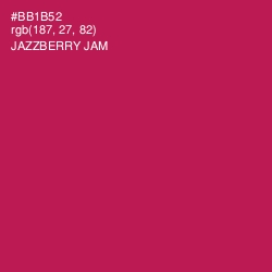 #BB1B52 - Jazzberry Jam Color Image