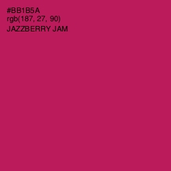 #BB1B5A - Jazzberry Jam Color Image