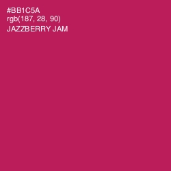 #BB1C5A - Jazzberry Jam Color Image
