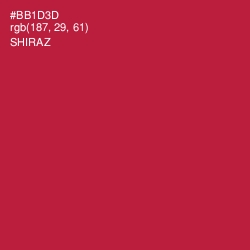 #BB1D3D - Shiraz Color Image