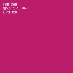 #BB1D6B - Lipstick Color Image