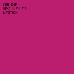 #BB1D6F - Lipstick Color Image