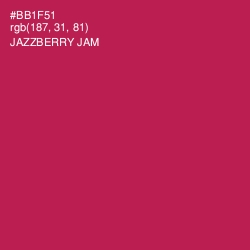 #BB1F51 - Jazzberry Jam Color Image