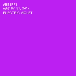 #BB1FF1 - Electric Violet Color Image