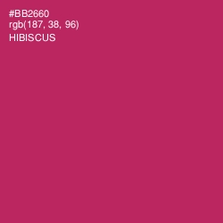 #BB2660 - Hibiscus Color Image