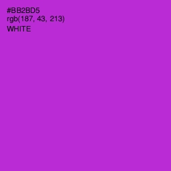 #BB2BD5 - Electric Violet Color Image