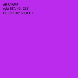 #BB2BEE - Electric Violet Color Image