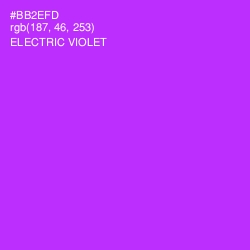 #BB2EFD - Electric Violet Color Image