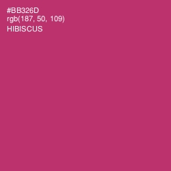 #BB326D - Hibiscus Color Image