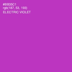 #BB35C1 - Electric Violet Color Image