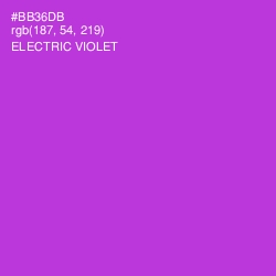 #BB36DB - Electric Violet Color Image