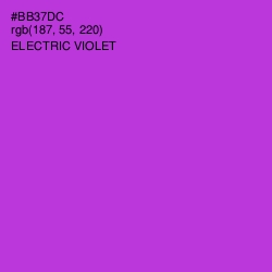 #BB37DC - Electric Violet Color Image