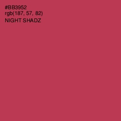 #BB3952 - Night Shadz Color Image